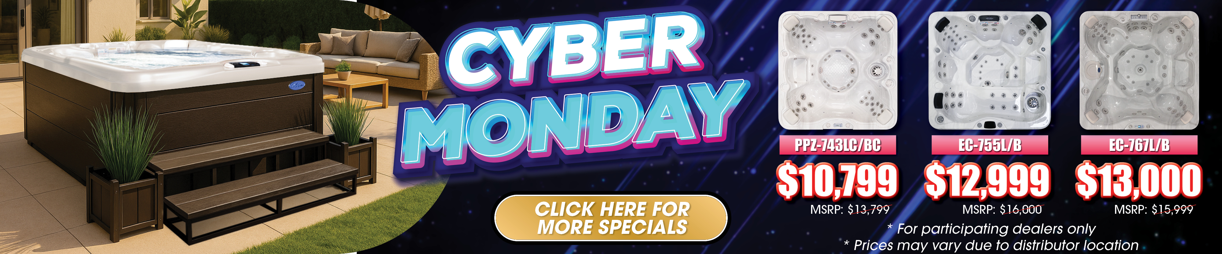 Calspas hot tub being used in a family setting - Rio Rancho